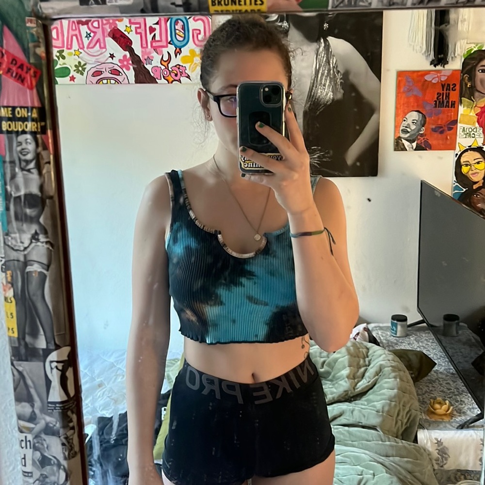 Shein Tie-dye Crop Top